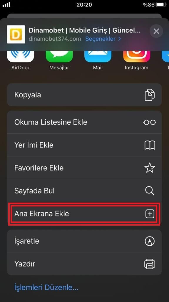 Dinamobet Mobil